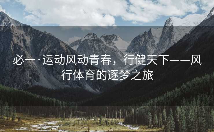 必一·运动风动青春，行健天下——风行体育的逐梦之旅