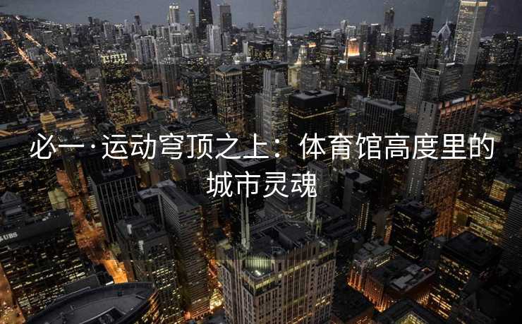 必一·运动穹顶之上：体育馆高度里的城市灵魂